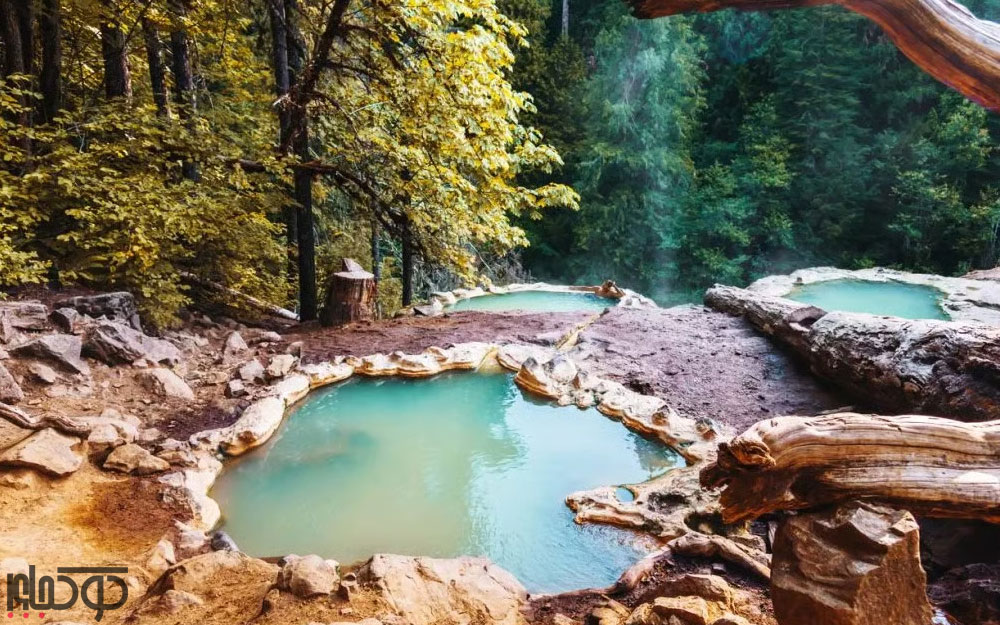 آبگرم رینه لاریجان؛ آرامش در آغوش دماوند